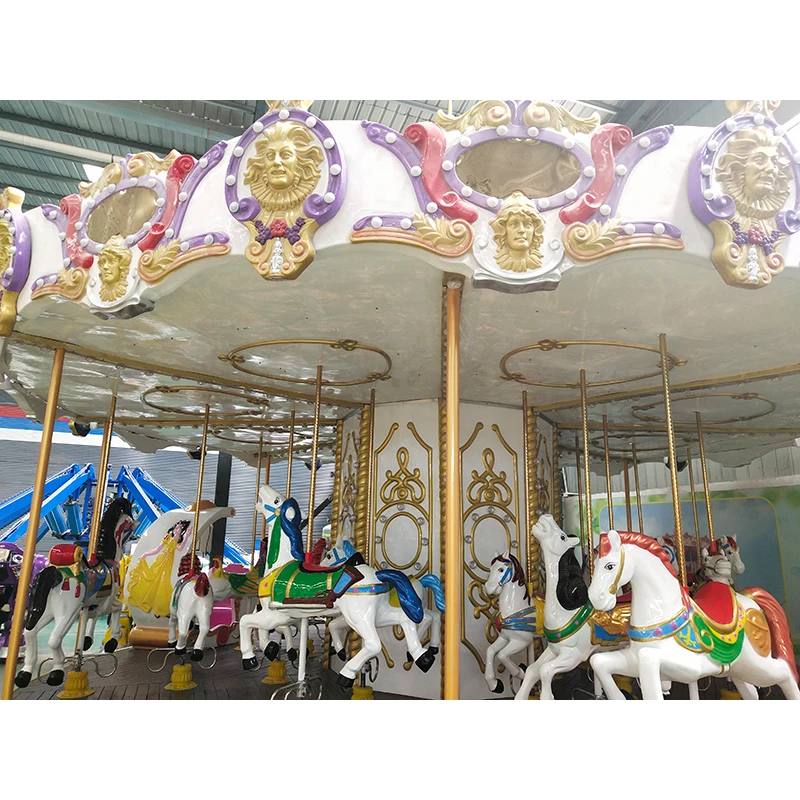 China Manufacture Amusement Park Equipment Carousel Horse Ride Merry Go Round for Sale