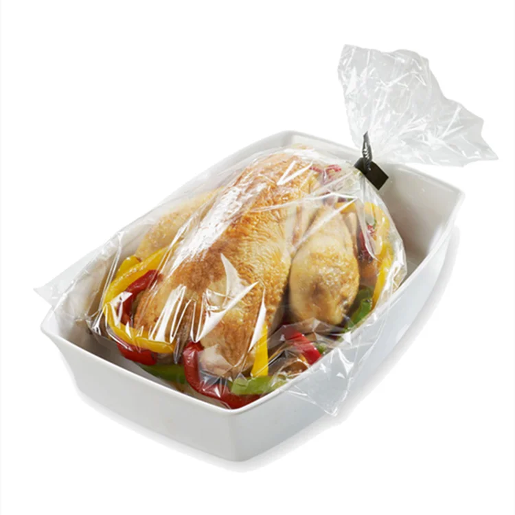 
PET Turkey Oven Cooking Bag Food Heat Seal Custom Hot Selling BPA Free Plastic Gravure Printing Meat, Bread Ect Accept CN;FUJ 