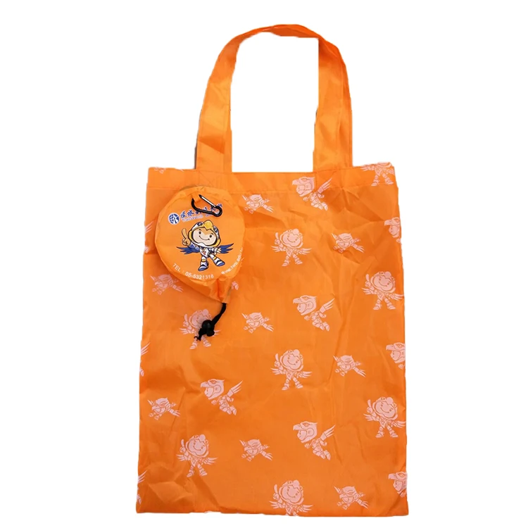 Promotional Personalized Reusable Blank Polyester Tote Shopping Bags With Logos