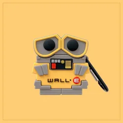 3D Robot silicone case for Airpods 1 2 3 gen Monsters protective cover for wireless earphones caherging box cases with Keychain