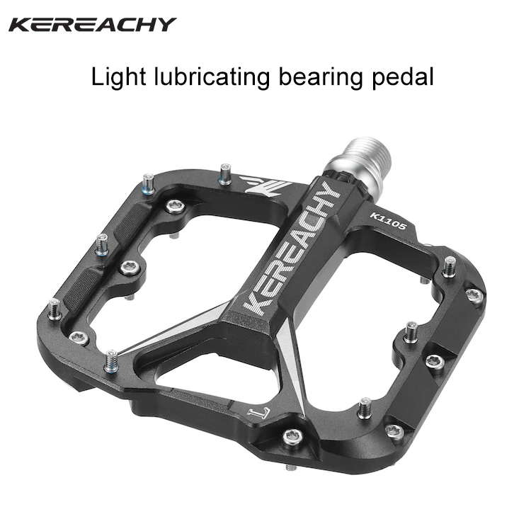 KEREACHY custom bicycle ultra light non-slip pedal bicycle 3 bearing pedal aluminum alloy bike flat pedal