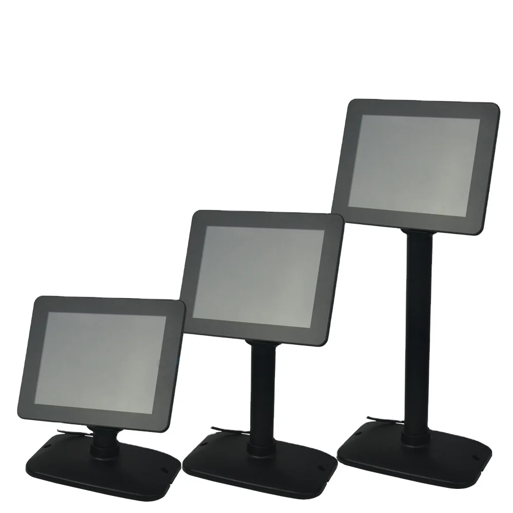 Square Screen 8 Inch USB Power LCD Customer Display for POS Pole Display