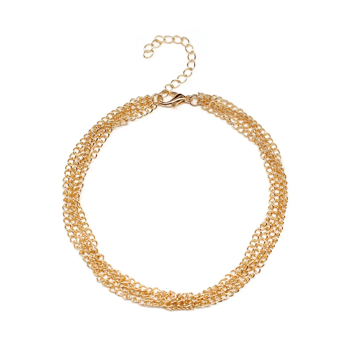 Оптовая продажа пользовательские цепи четыре браслет ножной ювелирные изделия Босиком Сандалии для