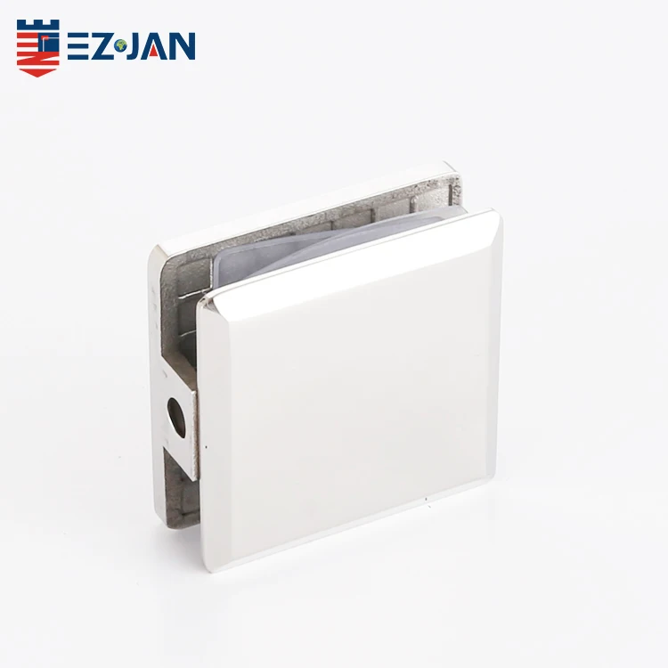 glass fencing square bathroom shower glass door clamp connector