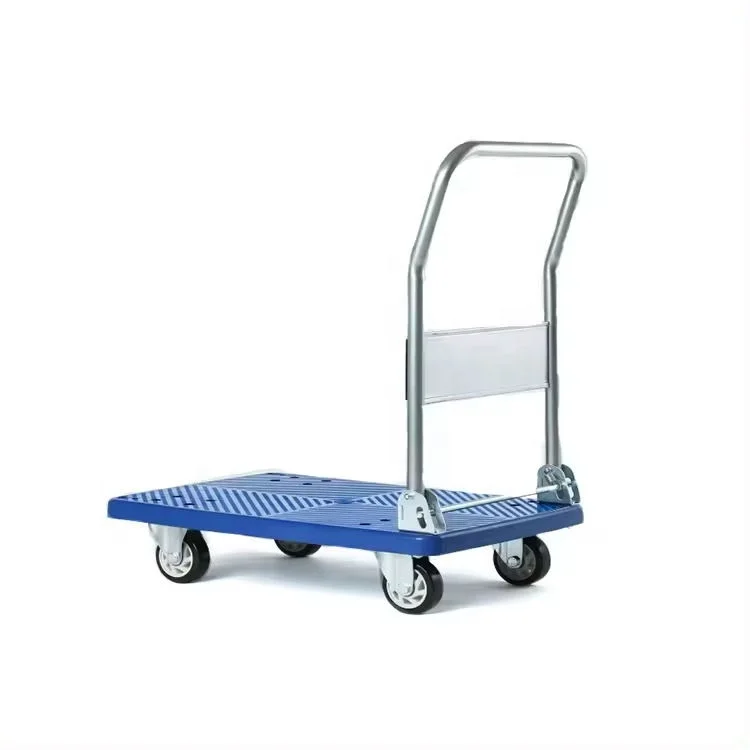 Plastic Folding Trolley Hand Carts Utility Transport Cart