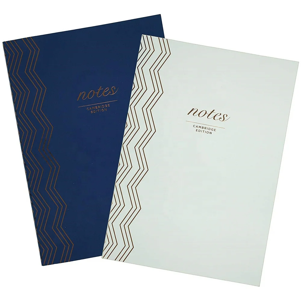 Custom Cambridge Notebooks Casebound Hardcover A4 Ruled 40 Sheets 11.75 x 8.25 inch Assorted Colors