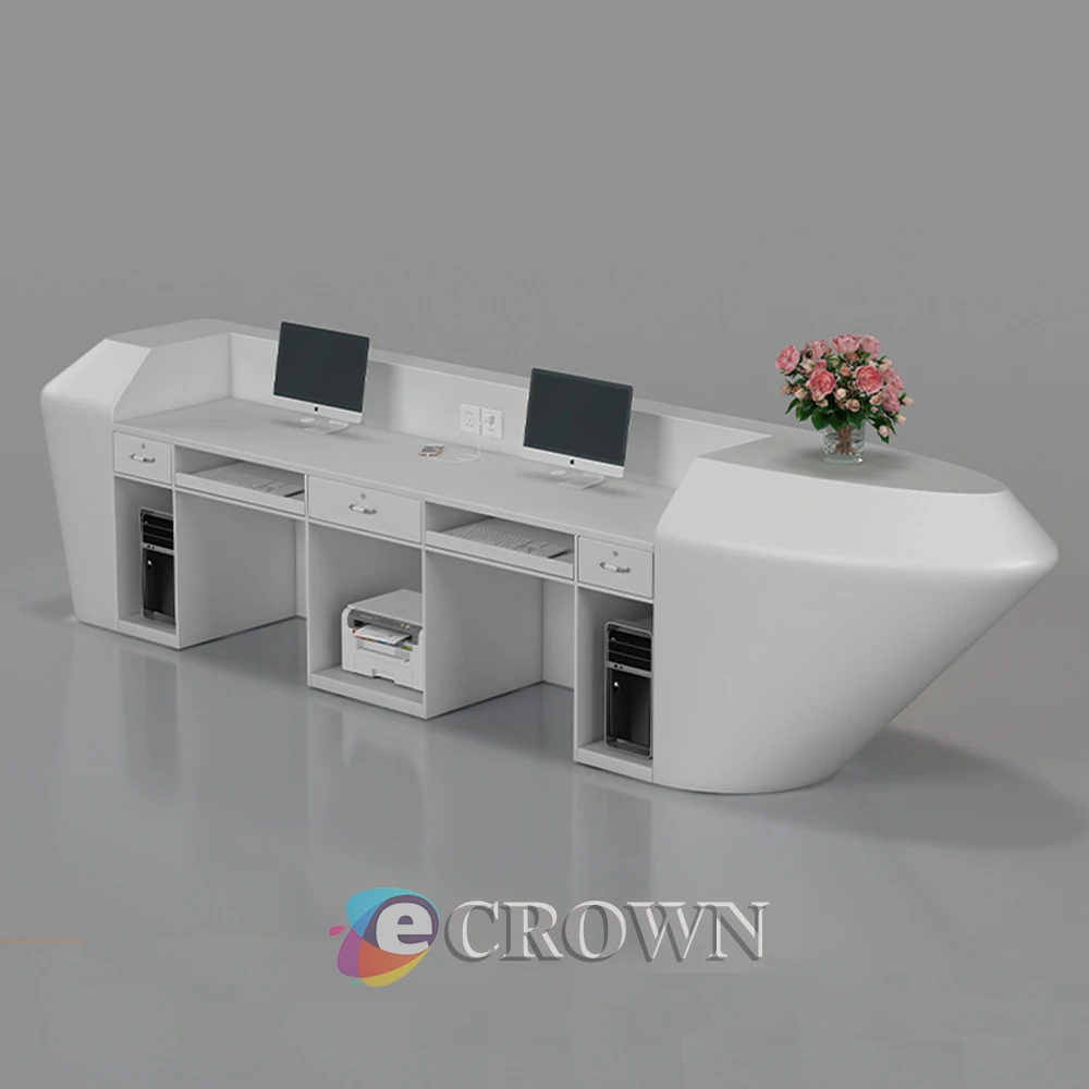 A Mahogany front desk Composed Of Two Separable counter ODM