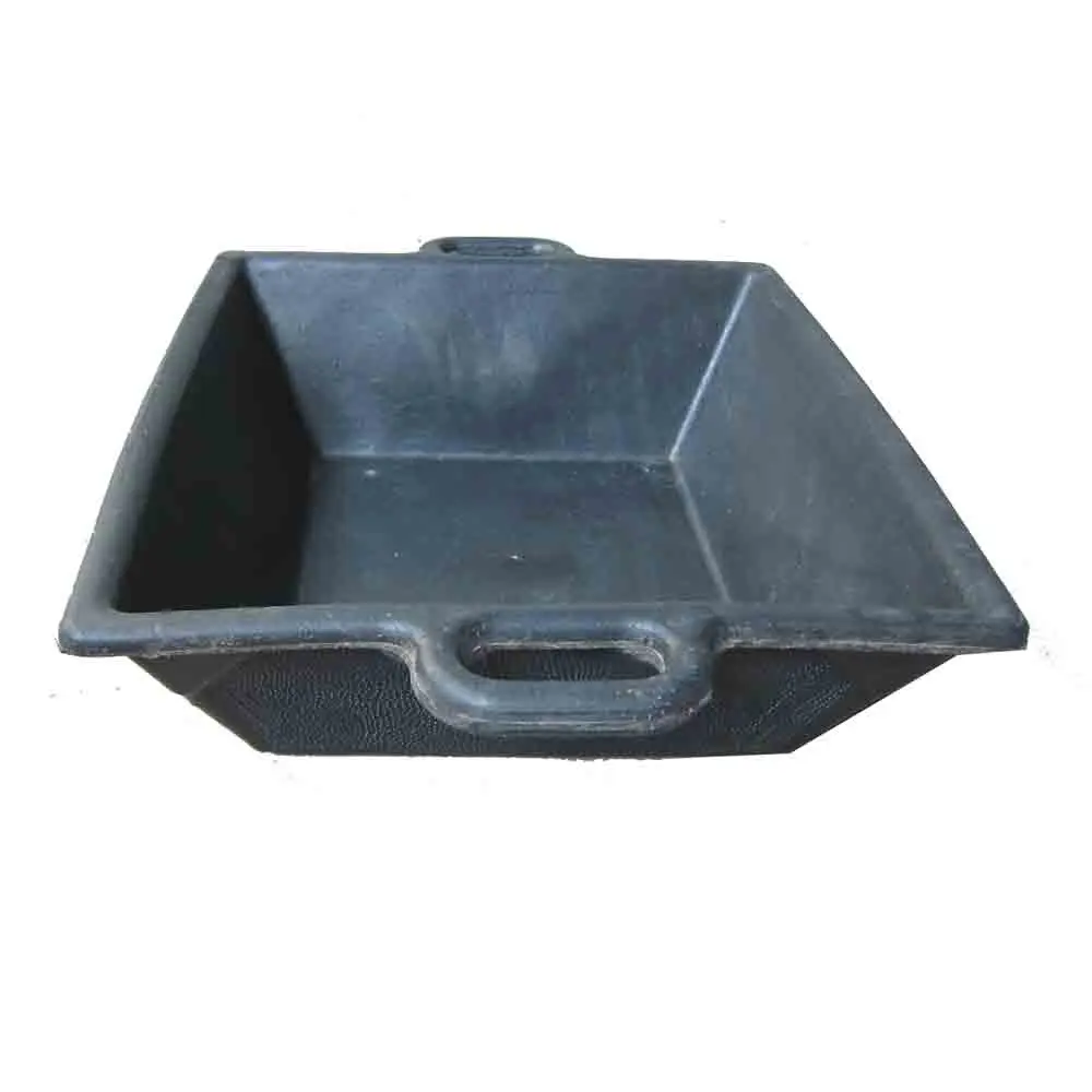 Retangular rubber tub,High quality Feeder&Drinks trough,Black Tools storage bucket with handles real rubber