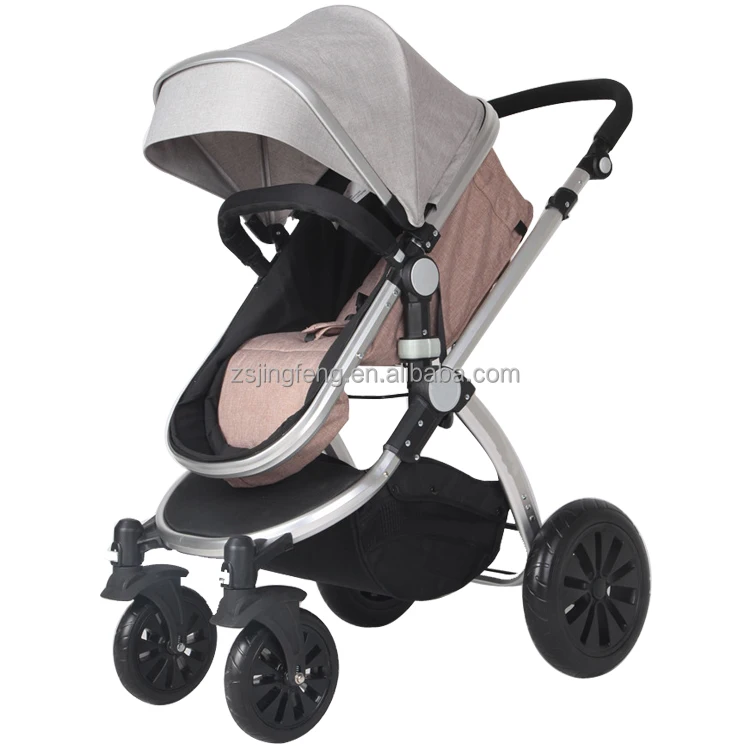 3 in 1 Combo Baby Stroller Luxury High Landscape Bebe Poussette Baby Pram Infant Stroller with Carry Cot,Car Seat Travel System