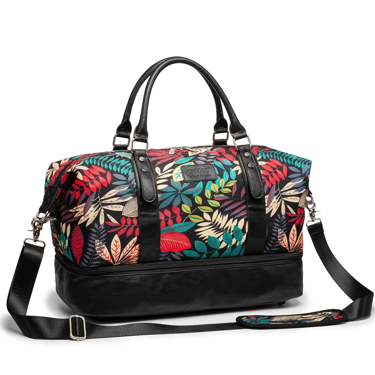 Kinmac Black Maple оптовая продажа самая дешевая спортивная сумка с отделением для обуви Женский багаж черная Водонепроницаемая фитнеса