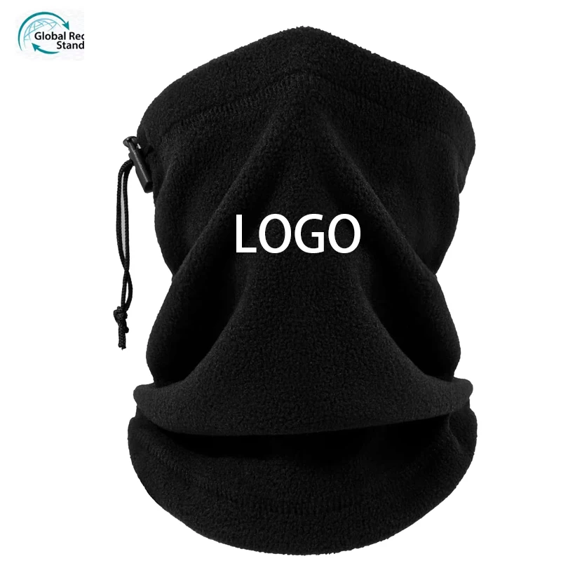 OEM Bandana Custom your logo for Polar Fleece fabric Outdoor Neck Gaiters with Digital printed Elastic Keep warm  Bandana