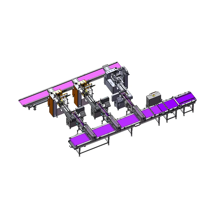 Китайский завод прямые продажи профессиональный чип вафли семья пакет вафли линия упаковки