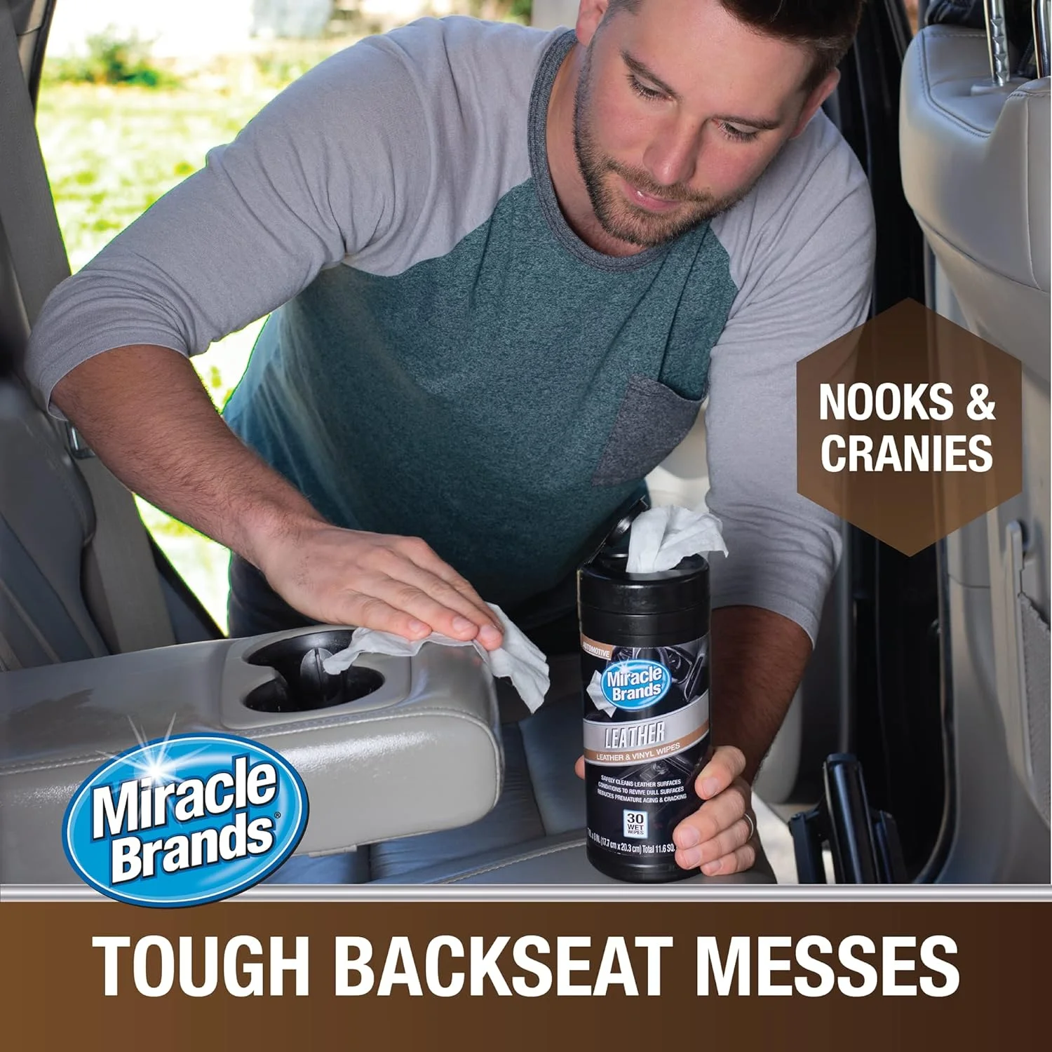 Lookon Armor All Car Interior Cleaner Wipes Interior Cleaning Wipes for Cars Trucks Motorcycles