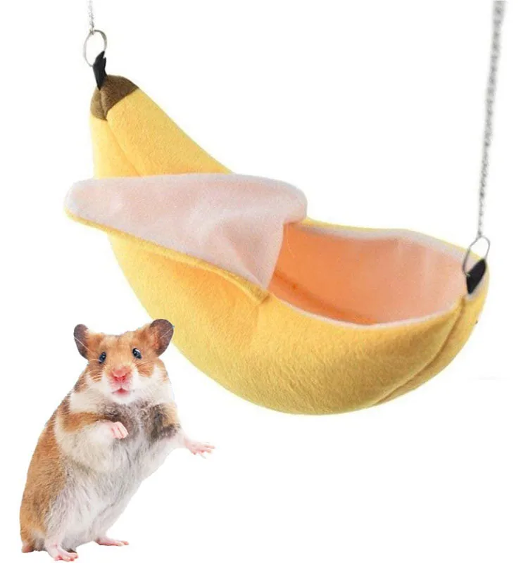 Banana Hammock Cage Nest Accessories For Sugar Glider Small Bird Animal Pet Hamsters Warm Bed House