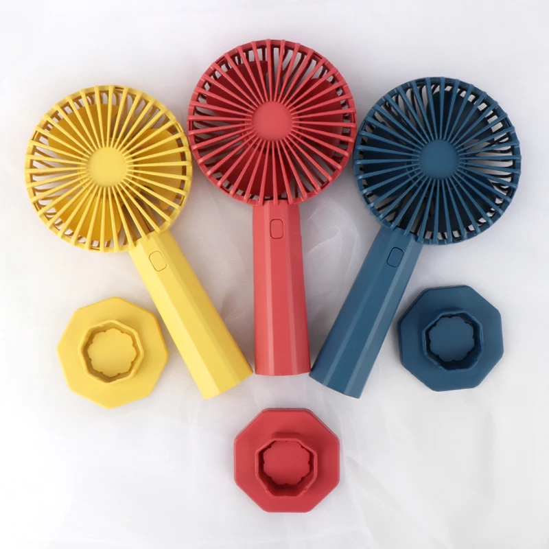 
Wholesale Portable Mini USB Rechargeable Handheld Fan Handfan Standing Personal Cooling Mini Electric Battery Office Hand Fan 