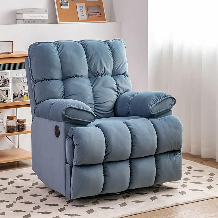 CY Modern Modular Manual ZOY Recliner Couch Electric 1 Seater Manufacture Single Fabric Recliner Chair