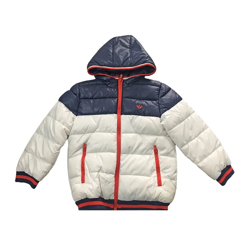 
Sedex Good quality eco-friendly windproof bulk clothing boys jackets baby girls fashion down padding zipper hooded 