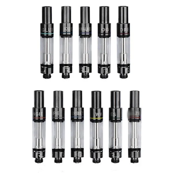 
Wholesale Ceramic Coil Empty CBD Cartridge 0.8ml Glass Tank ROVE Carts Package Box Vape Cartridge 