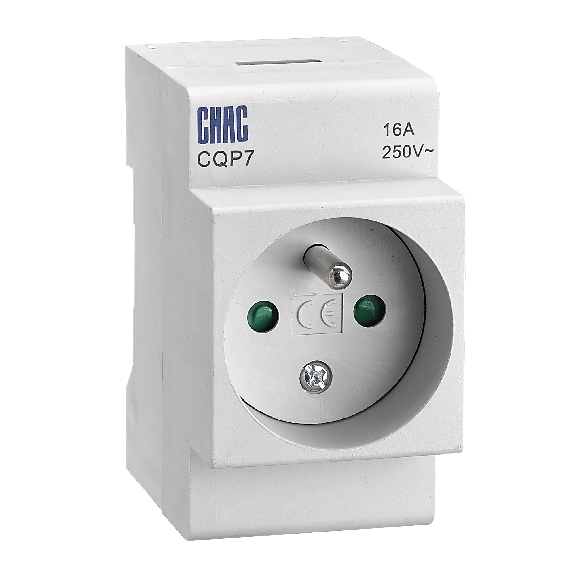 CHAC BRAND CQP7  French  Modular Socket   type Din rail   250V  16A