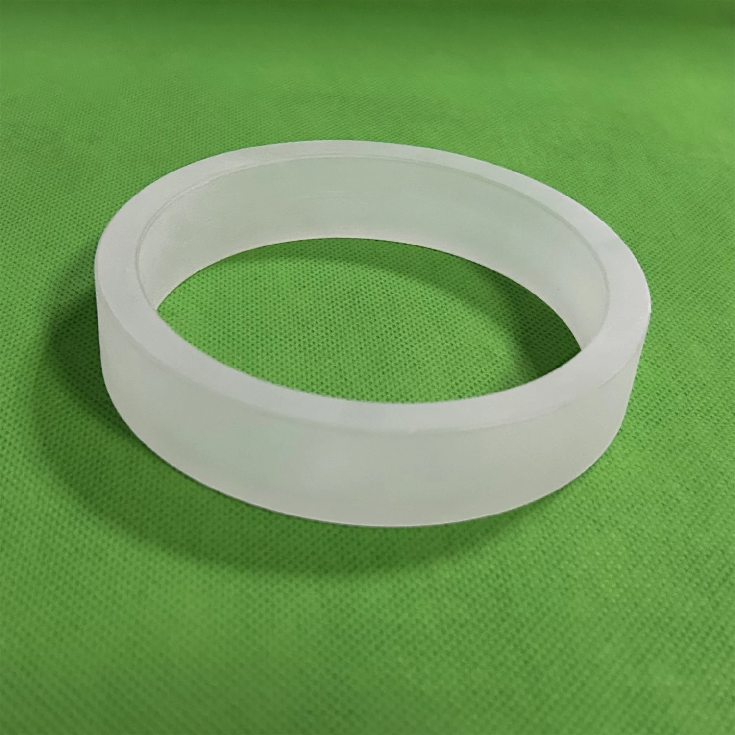 customize Quartz flange  frosted Quartz glass Milky white  High temperature Quartz ring