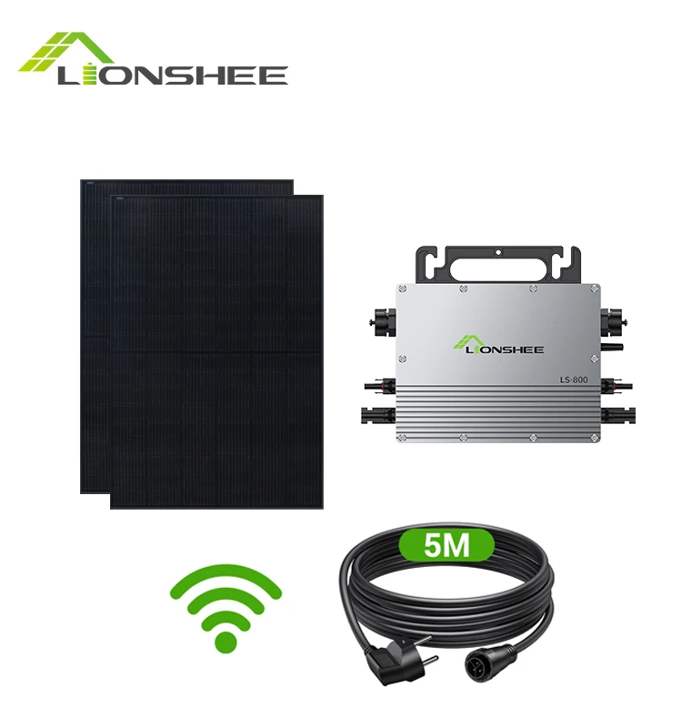 LIONSHEE 800 Вт PV-панель и микро-инвертор Балконная солнечная система Balkonkraftwerk