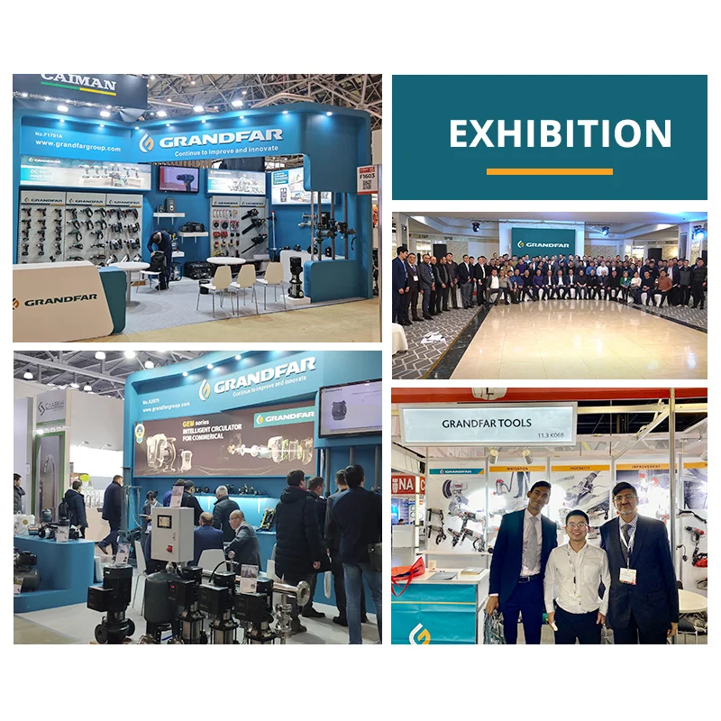 GRANDFAR vfd for home bathroom circulator booster water pump 220V household mini hot water pump stainless steel booster pump