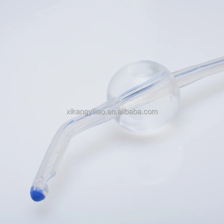 Single Patient Use Flexible Design Bidirectional Tip Drainage Natural Silicone Urinary Catheter