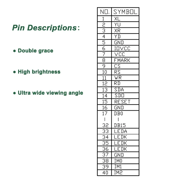 Подсветка ST7789V SPI 40P 262k 240x320 2 4 дюймовый tft ЖК-экран в наличии