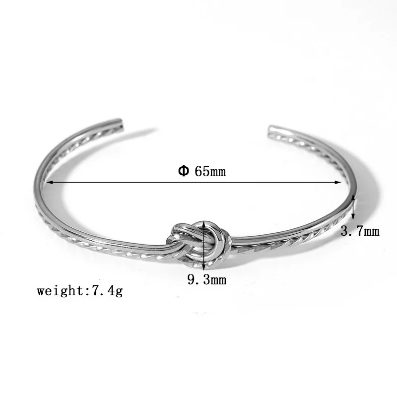 Manufacturers Directly Batch The New Gold-Plated Bamboo Stainless Steel Exquisite Simple Fashion Bracelet For Men Women