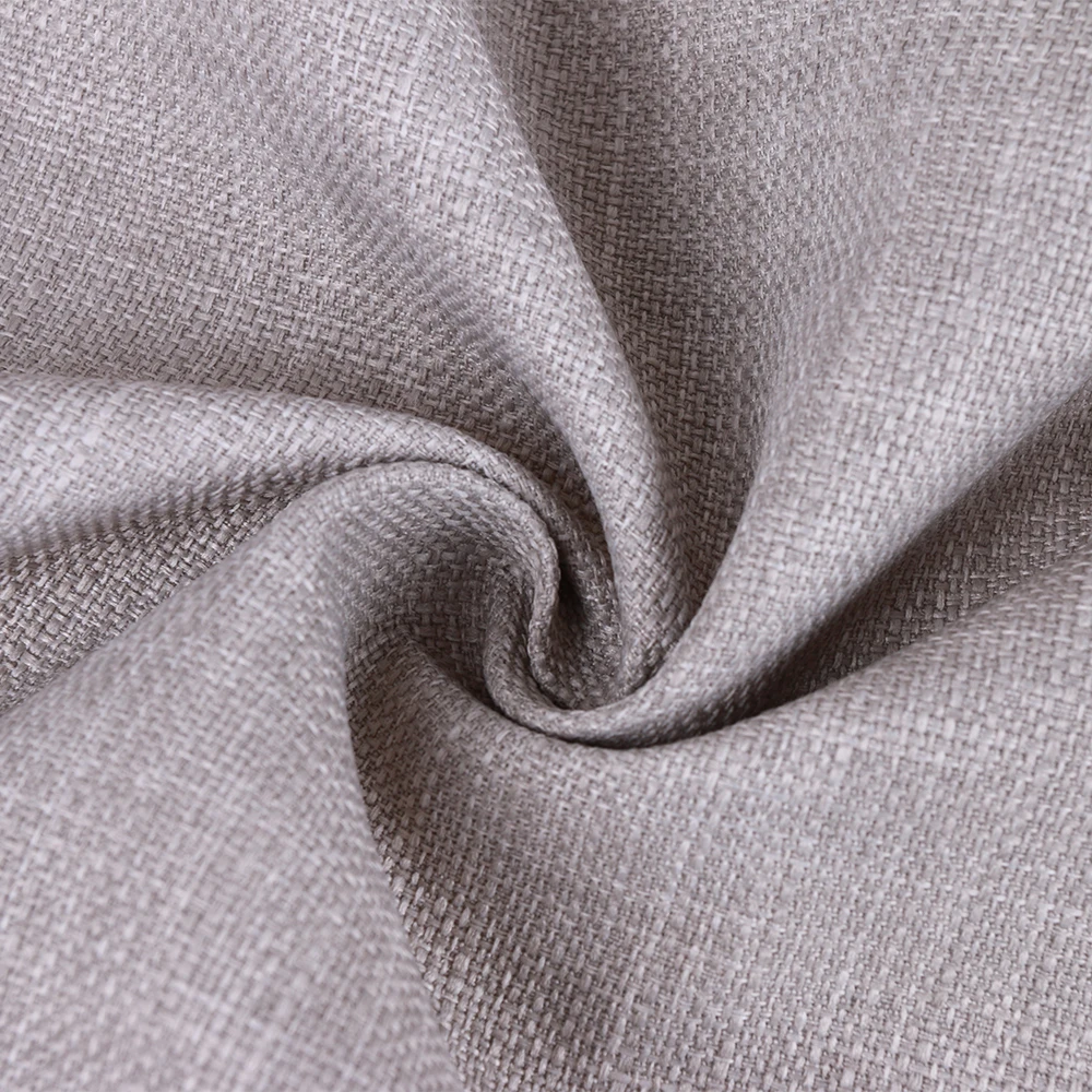 UK popular 200gsm imitation linen upholstery fabric modern living room sofa bed making fabrics
