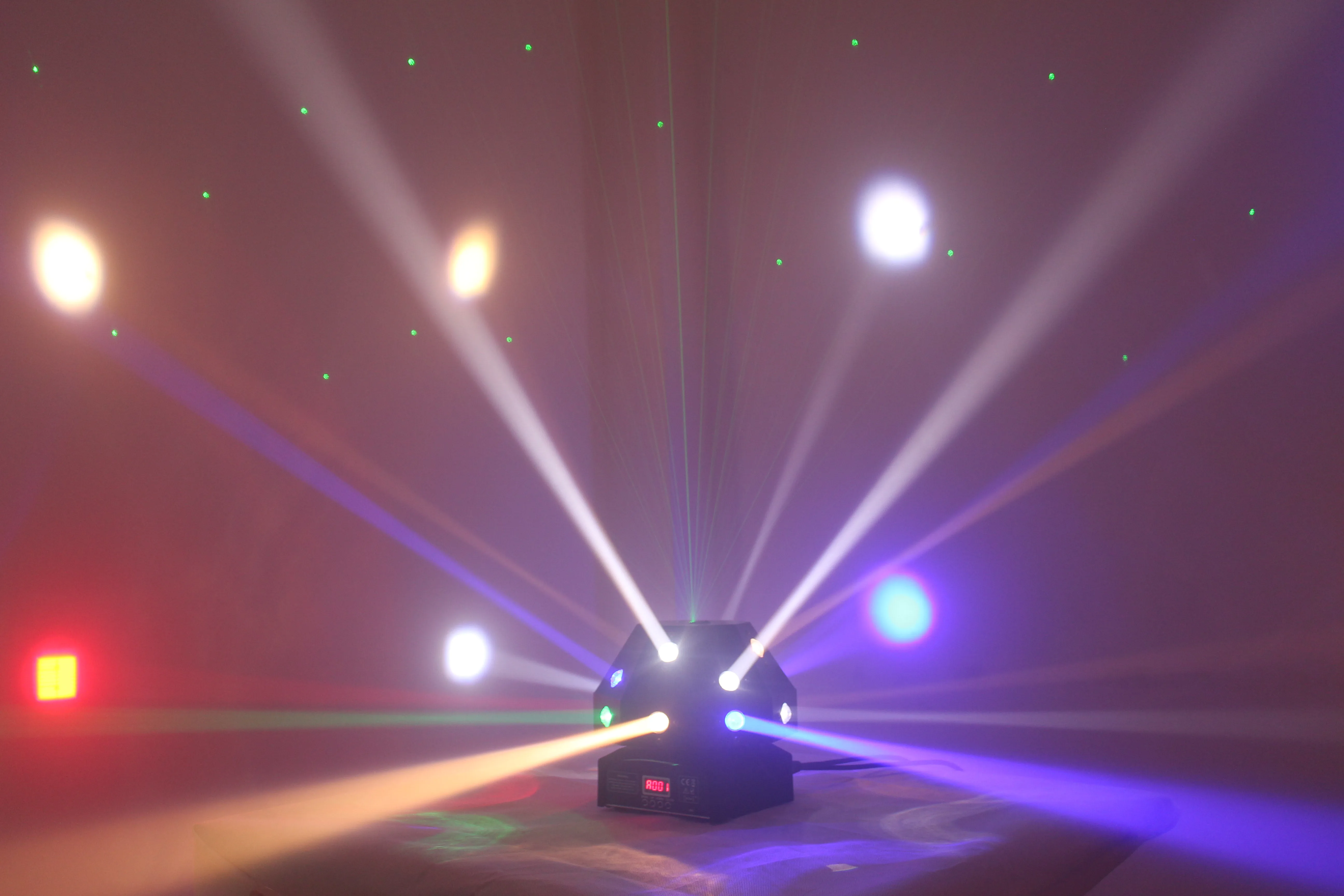 New Arrivals 16pcs Led Mushroom Beam Laser Light 60W Effect Light For KTV Bar Disco Dj