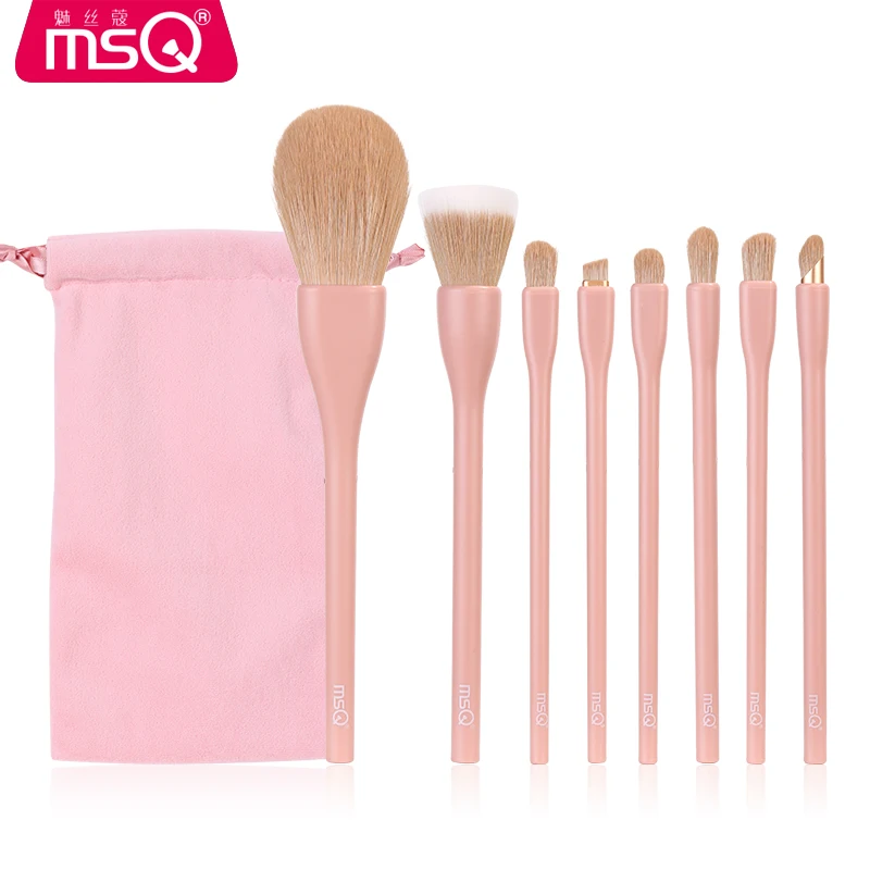Wholesale Makeup Gift Sets 8Pcs Synthetic Travel Makeup Brush Foundation Cosmetics Powder Face Make Up Brush Set With Box