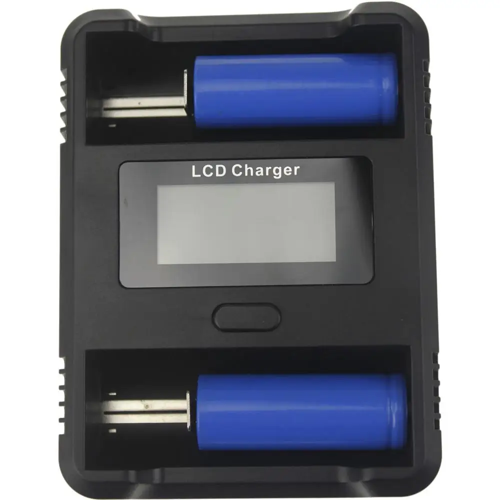 2 bays USB Universal Battery Charger for 3.7V li ion 18650 26650 lithium battery & NI-MH AA for Radio Control Toys lcd  display