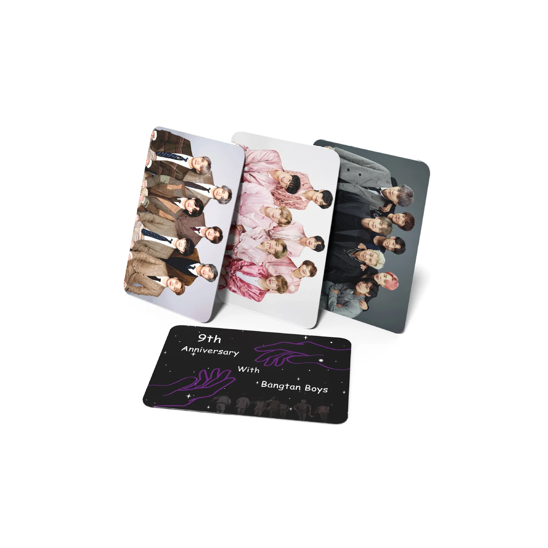 Wholesale Kpop Idol 9Pcs/Set Lomo Card Bangtan Boys 9 Anniversary Photo Card