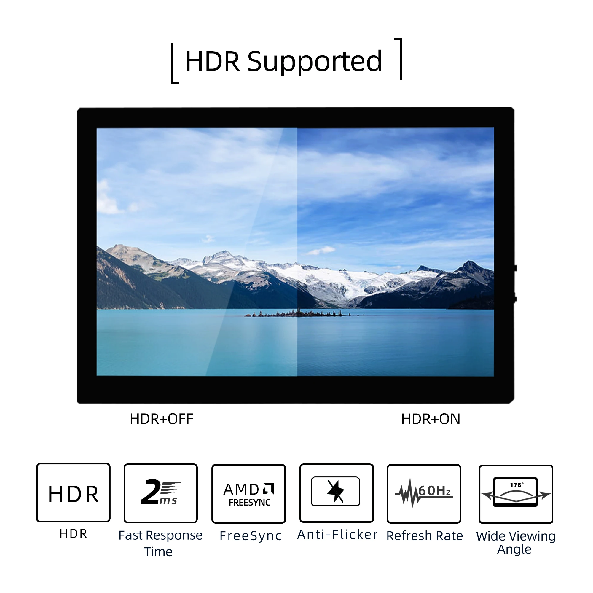 Touch Screen Small Monitor 8.9 inch 1080P Display for Raspberry Pi by Intehill