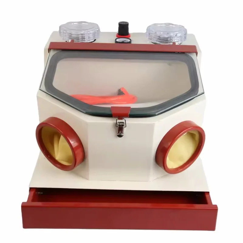 Dental Sandblasting Machine Portable Dental Unit Dental Sandblaster With Cabinet