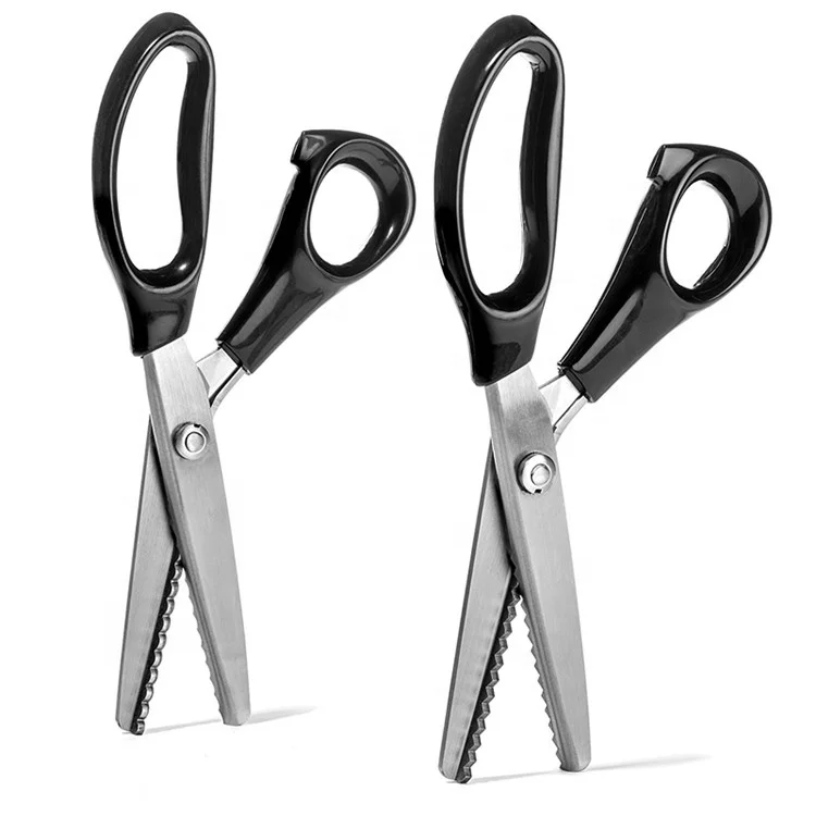 Professional stainless steel tailor scissor paper scissors with serrated blades