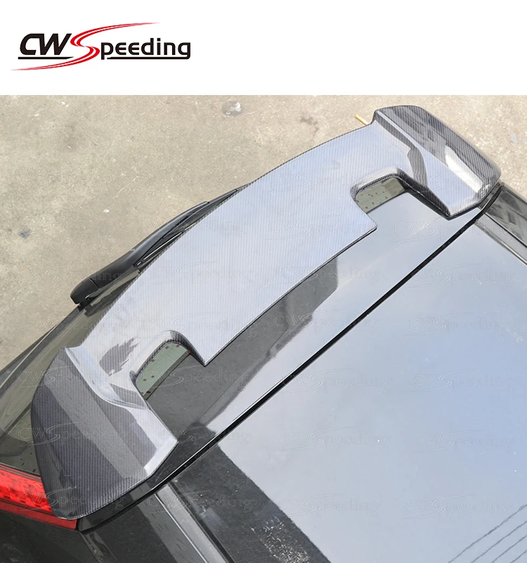 RS STYLE CARBON FIBER REAR SPOILER REAR WING FOR 2014-2016 HONDA JAZZ FIT GK5