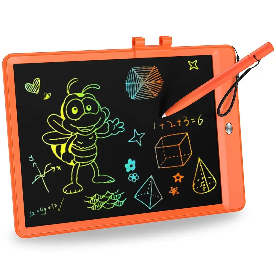 LCD Writing Tablet, 10 Inch Colorful Toddler Doodle Board Drawing Tablet, Erasable Reusable Electronic Drawing Pads
