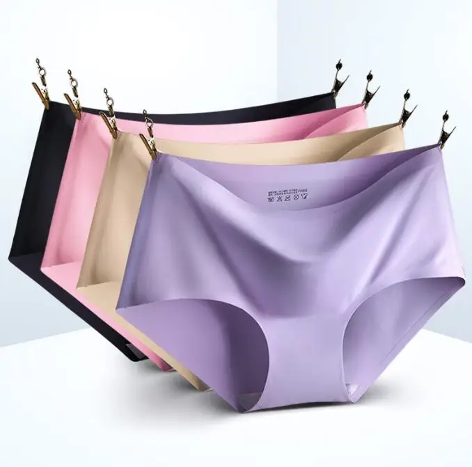 Лидер продаж женское Бесшовное нижнее белье большого размера из вискозы с лазерной резкой дышащие и удобные женские