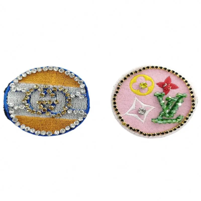 New spot handmade bead crystal small round cloth shoes hat clothing all accessory patch diy