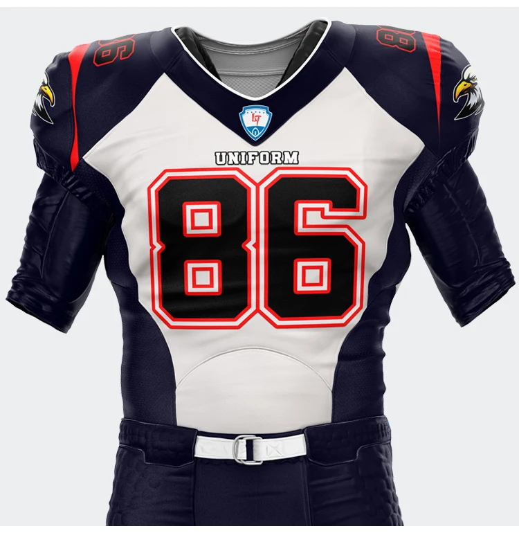 Football American Jersey Custom Made Pro Cut Practice American Football Jersey