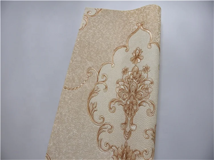 Chinese luxury classic damask style wallpaper for home bedroom living room walls decoration