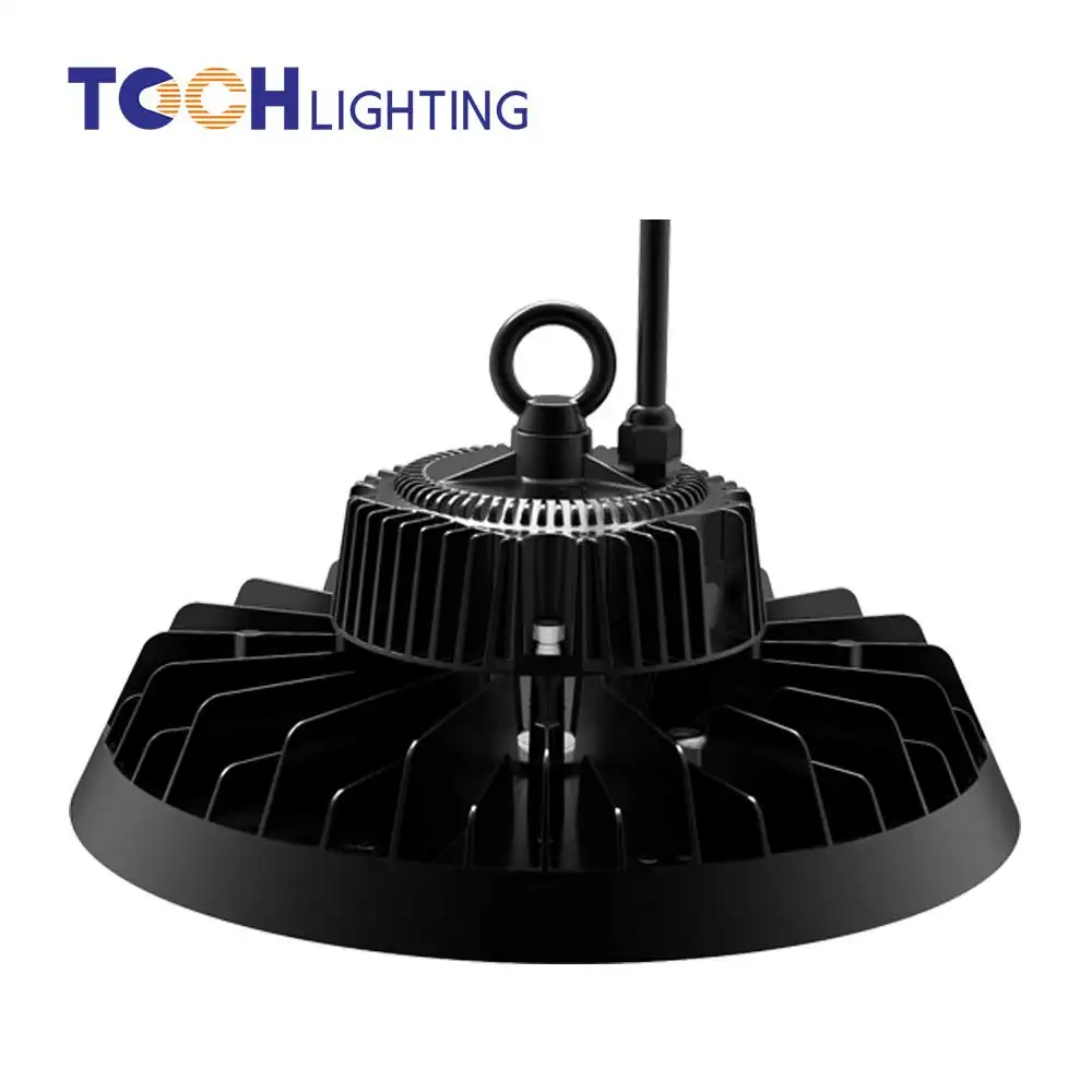 Competitive LED high bay light 150W 200W high bay LED light UFO type with Pulggale motion sensor Tuya APP control