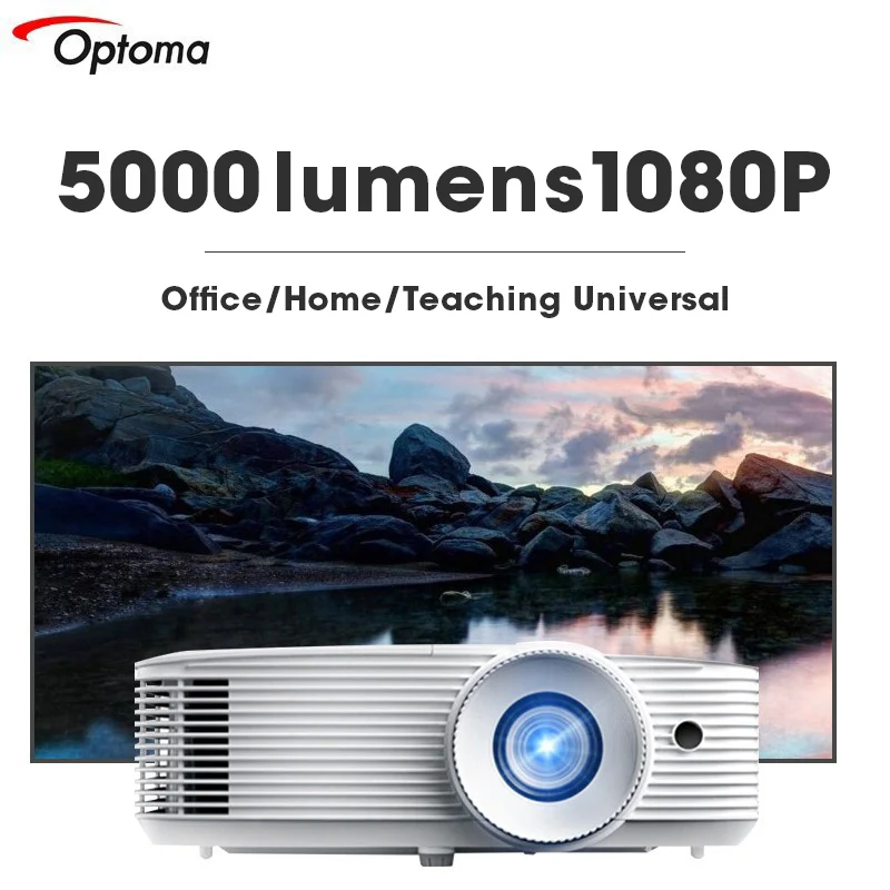 Optoma EH512 Laser TV 4K Cinema 5000 Lumens 4K ultra-clear Resolution New Hardware Platform Optoma Projector
