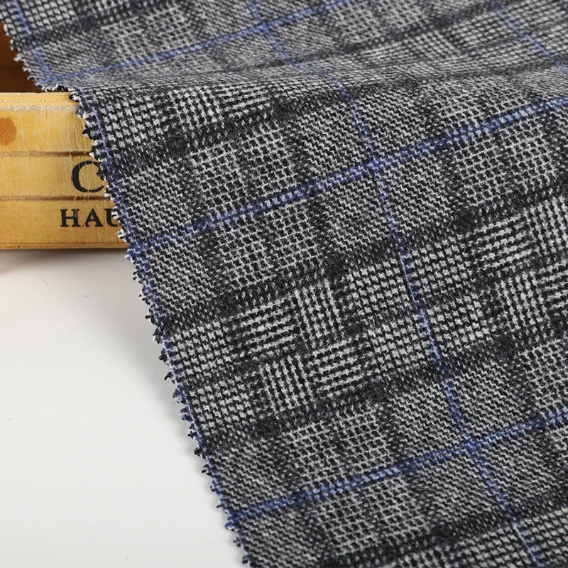 Теплая зимняя ткань для женщин, твидовая шерстяная ткань для пальто