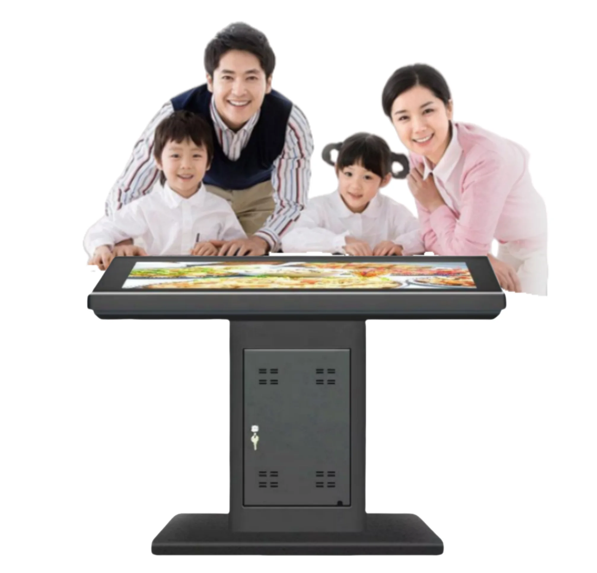 Interactive Screen Desk Smart Coffee Lcd Display Touch Table For Restaurant