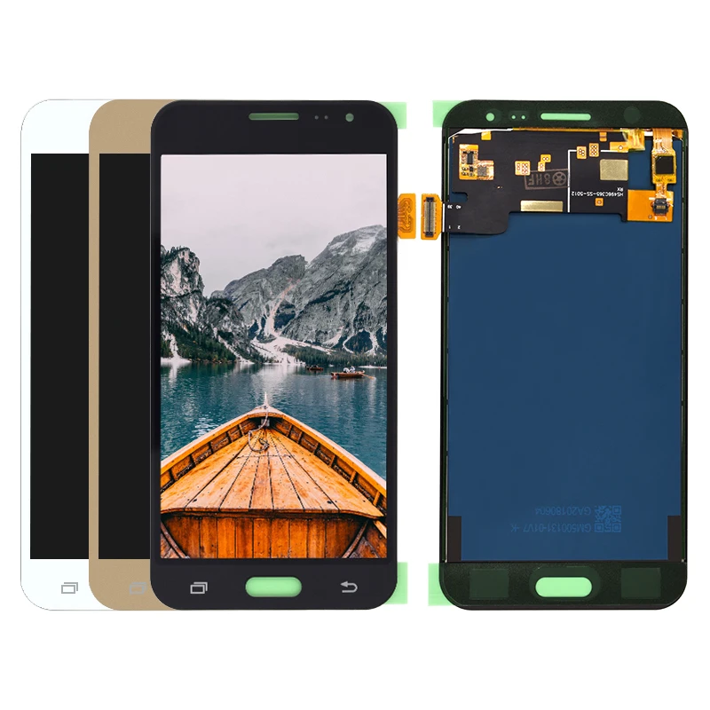 Резистивный сенсорный ЖК-экран с цифровым преобразователем в сборе для мобильного телефона Samsung Galaxy J3