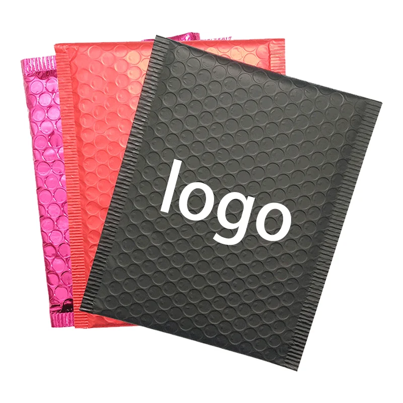 
Shock-resistance No-toxic black bubble mailer With logo 