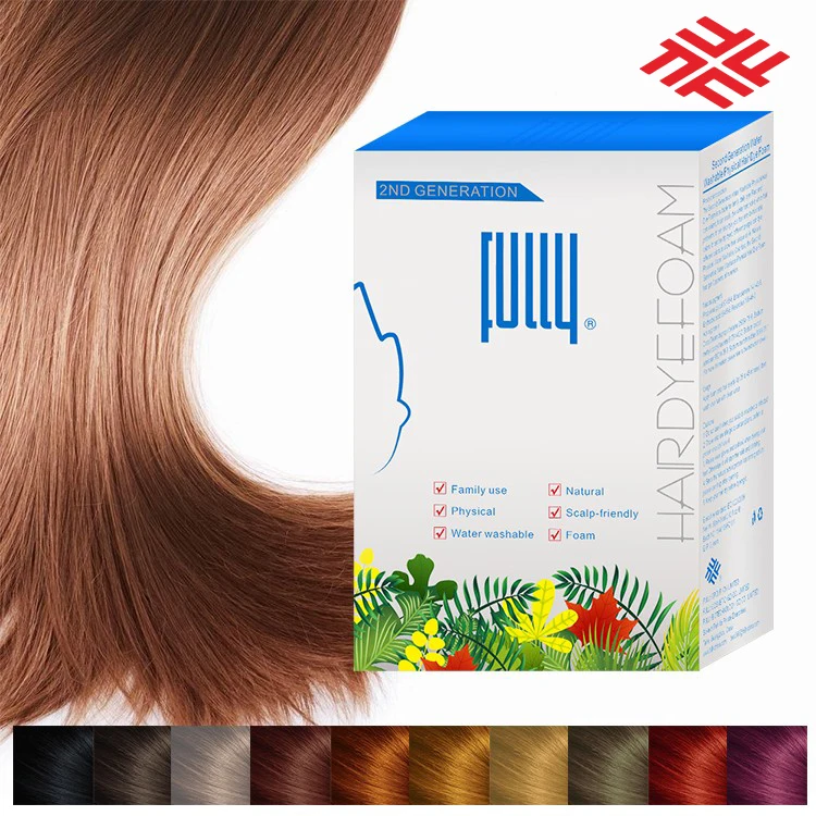 
Fully Wholesale Gray Hair Treatment Hair Color Dye Cream foam 